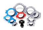 Anti-corrosion plastic flexible coupling for quick pipe connector joints Nylon