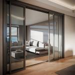 China Suppliers' Aluminum Sliding Waterproof Doors With 304 Stainless Steel