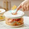 Buy cheap Large Capacity Adjustable Fruit Plate Box Snack Dried Fruits Living Room Peanut Dates Adjustable Storage Container from wholesalers