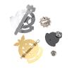 Buy cheap Die Casting Easter Numeral Stainless Steel Badges Double Sided Logo Malaysia from wholesalers
