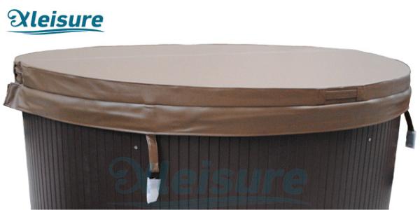 Buy cheap Brown Round Spa Thermal Lid Vinyl Hot Tub Spa Covers For Wood Hot Tub from wholesalers