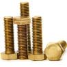 Buy cheap Plain Finish Brass DIN933 DIN931 Hexagon Hex Head Bolts for Construction from wholesalers
