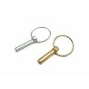 Buy cheap 1/4'' Lynch Pin Lock Safety Linch Pins Carbon Steel Yellow Zinc Effective Length 1-1/4'' For trailer Truck and Excavators from wholesalers