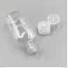 Buy cheap Customized PET Plastic Oval Flat Hand Sanitizer Squeeze Bottle With Flip Top Cap 60ml from wholesalers