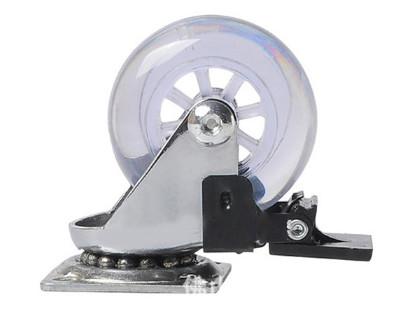 Buy cheap 2 Inch Clear Casters Furniture Moving Wheels Pu Castor Wheel Locking Casters from wholesalers