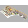 Buy cheap 629 Squares Childrens Indoor Play Ground Multi Event Indoor Play Place Equipment from wholesalers