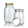 Buy cheap Custom Glass Jar Wide Mouth Mason Jars 8 Oz 16 Oz Glass Jar Set from wholesalers