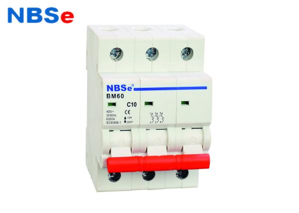 Buy cheap Miniature 3 Phase Circuit Breaker PA66 Material Short Circuit Protection from wholesalers