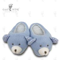 Buy cheap Stuffed Plush Baby Shoes 8cm PP Cotton Warm Bear Blue Head Newborn Shoes product