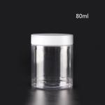 80ml 120ml Cereals Nuts PET Plastic Jars Transparent UV Plating
