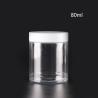 Buy cheap 80ml 120ml Cereals Nuts PET Plastic Jars Transparent UV Plating from wholesalers