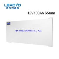 Buy cheap LEADYO Slimline Lithium Deep Cycle Battery 12V 100Ah Replace AGM Caravan Battery product