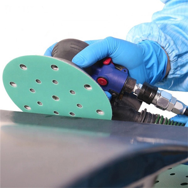 P60 Hook And Loop Sanding Disc Abrasive Film Auto Car Body Refinish Abrasive Tools
