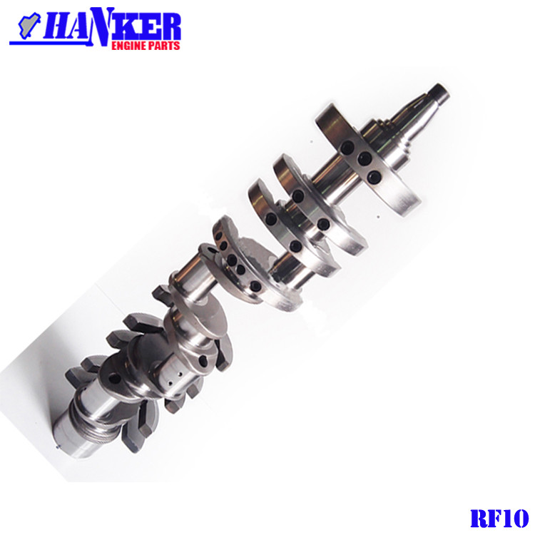 HRC52 Nissan Diesel Engine Crankshaft For RF10 Nut V10
