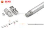 Aluminum Round Tube Joiners Tube Straight Joint System For Pipe Racking System