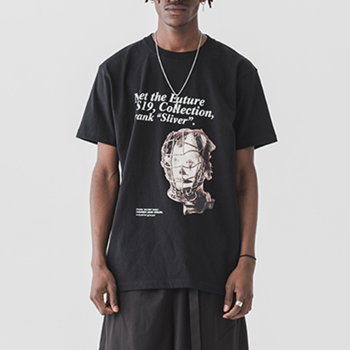 Graphic Design Stylish Mens T Shirts Hiphop Cool Style Customized Logo