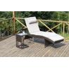 Buy cheap hotel garden sun lounger rattan chaise lounge from wholesalers