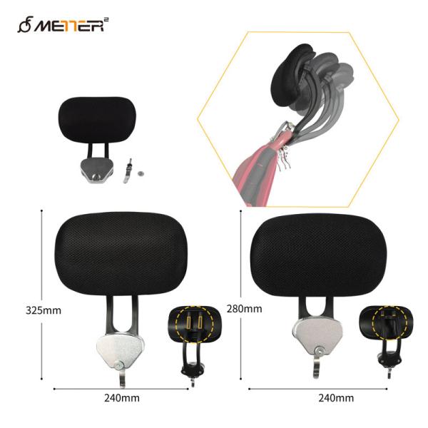 Buy cheap Adjustable 8 Position 250x170mm Wheelchair Folding Headrest from wholesalers