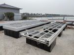 Impact Resistant Optimal Floating Dock With Square LLDPE Floatation Marine