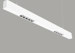 48W Linkable LED Linear Light Bar Fixture 80lm/W 60Hz DALI Dimmer Selectable