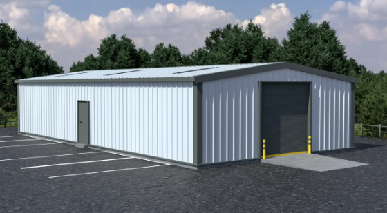 Economic Prefabricated Workshop Prefab Steel Structure Farm Storage Warehouse Metal Building
