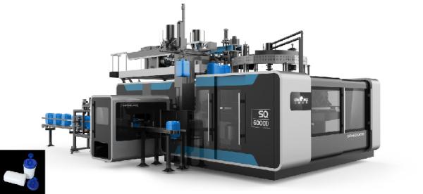 Buy cheap Plastic SQ-SF-30L Rotary Blow Molding Machine High Efficiency from wholesalers