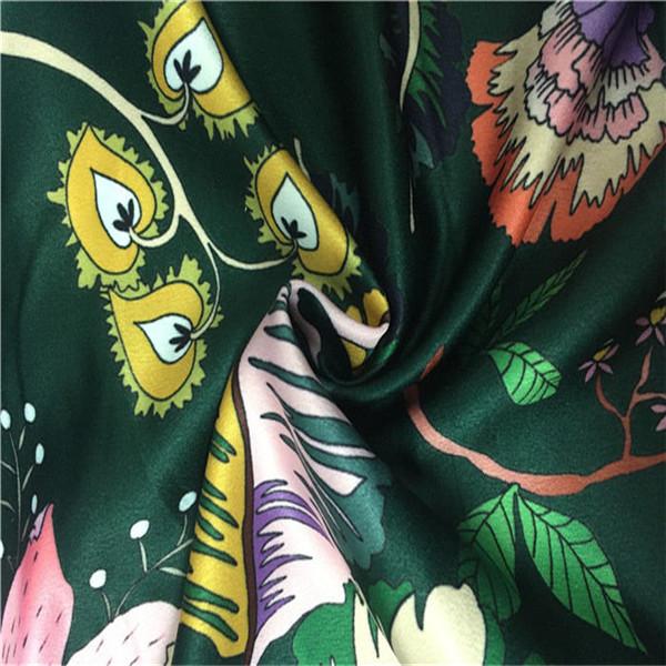 Buy cheap 50dx150d Yarn Count Fashion Print Fabric False Twisting Satin Soft Hand Feeling from wholesalers