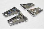 ABS Chrome Exterior door hinge For Jeep Wrangler JK 2007+ Fit 2 door Type 4x4