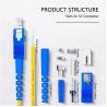 Buy cheap Armored Fiber Cable Patch HXCOWO OM4 LC UPC to FC Duplex Multimode Fiber Optic Cable from wholesalers