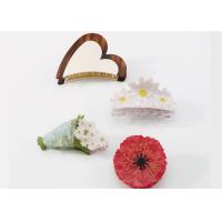 Buy cheap Creative design interesting acetate resin flower hairpin hair clip Daisy bouquet product