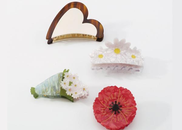 Creative design interesting acetate resin flower hairpin hair clip Daisy bouquet