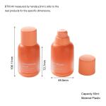 50ml Airless Pump Bottles Customizable Gradient Plastic Vacuum Pump Bottle