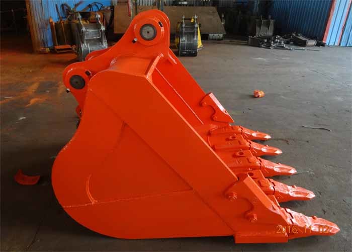 Hitachi Excavator Rock Bucket OEM 1200mm Width 1.1CBM Capacity