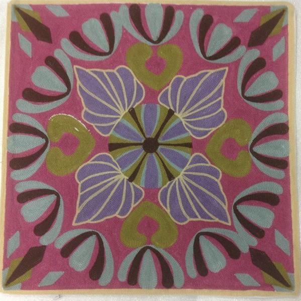 Buy cheap Embroidery cushion cover with flower design. from wholesalers