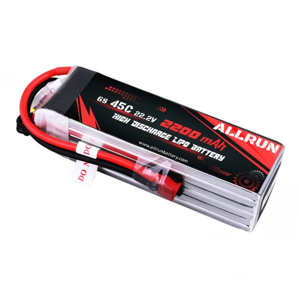 Buy cheap Medical Equipment 45C 6S 22.2V 2200mAh High Discharge LiPo Battery Pack from wholesalers
