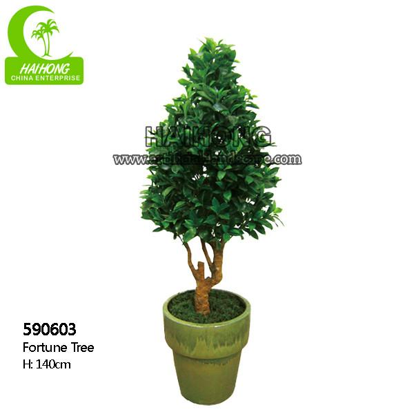 Buy cheap Interior Decoration Fiber Glass Trunk Artificial Ficus Tree H140cm from wholesalers