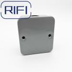 BS Standard 40mm 50mm Depth 1 Gang Metal Clad With Knockout 25mm With Blank