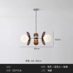 Nordic Middle Ancient Acrylic Beans Pendant Lamp Living Room Dining Room Study