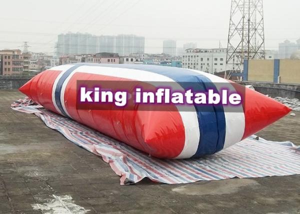 Buy cheap Durable Inflatable Water Toys / Blow Up Water Jumping Airbag Water Blob from wholesalers