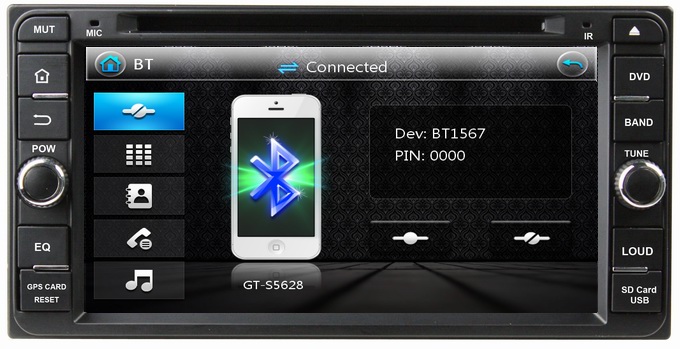 Ouchuangbo Wholesale Car GPS DVD Player for Toyota Fortuner /Avanza /Terios Auto Radio BT USB RDS OCB-6957A