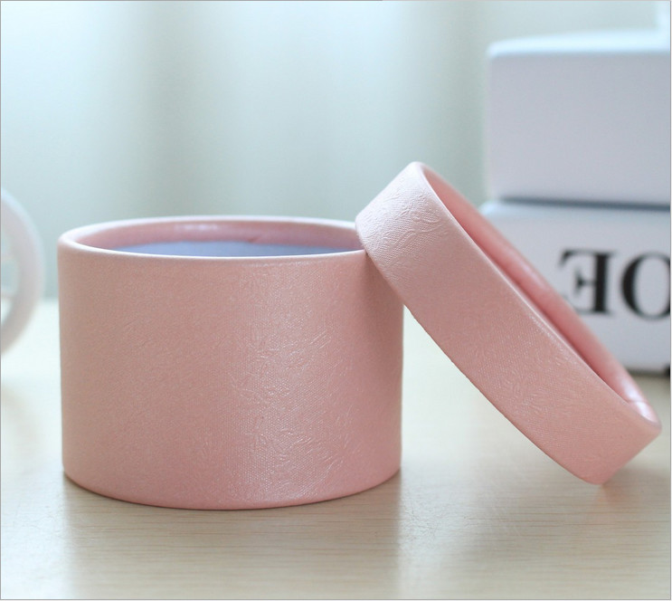 Customized paper carton tube box round cardboard with lid gift packing box