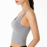 Buy cheap ODM Cotton V Neck Yoga Tank Tops Fitness Workout Running Vest Top For Women from wholesalers