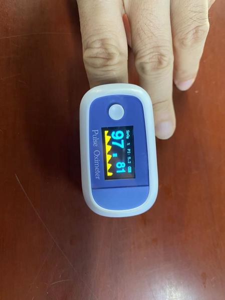 Portable OLED Fingertip Pulse Oximeter Medical For Clinic Home, blood oxygen