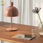LED Iron Material Pink Table Lamp For Living Room Bedroom Kids Room