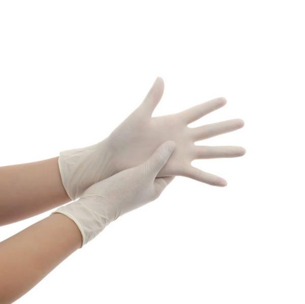 Buy cheap Eco Disposable Surgical Rubber Gloves Smooth Surface Milky White Usp Grade from wholesalers
