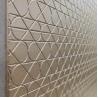 Buy cheap Aesthetic Beauty Embossed 3D Decorative Wall Panels veneer board 2400mm E1 Grade from wholesalers