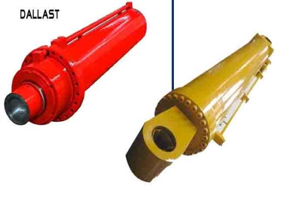 Buy cheap Flange Double Acting Hydraulic Ram Large Bore Size for Chain Bulldozer Big bucket from wholesalers