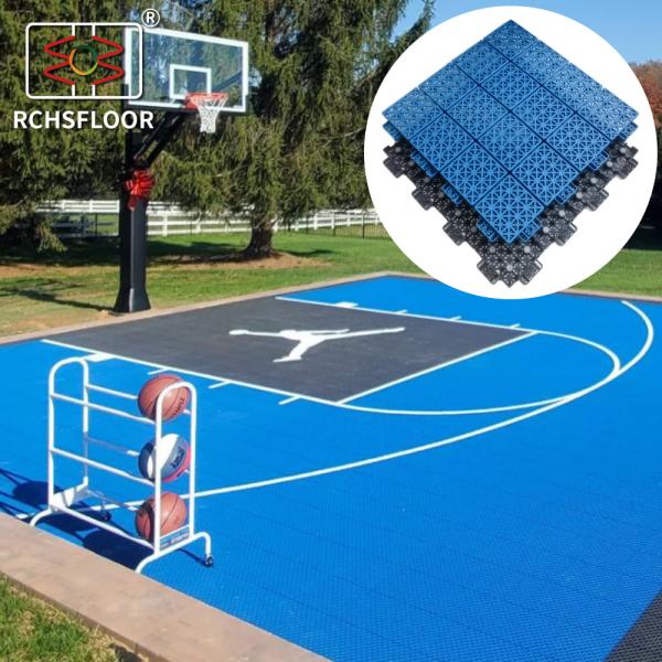 Buy cheap Skin Textured Outdoor Sports Tiles Sports Court Surface Tiles 1.81cm Thickness from wholesalers