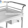 Buy cheap Clinical ABS Plastic Two Layers Instrument Treatment Medical Trolley from wholesalers