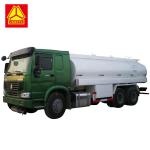 Euro 2 Fuel Tank truck Tanker , Sinotruk Howo 20000 Liters 6000 Gallon Diesel